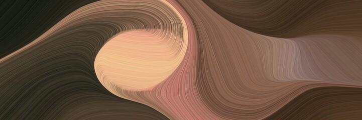 Poster - flowing decorative curves graphic with old mauve, burly wood and pastel brown colors. can be used as header or banner