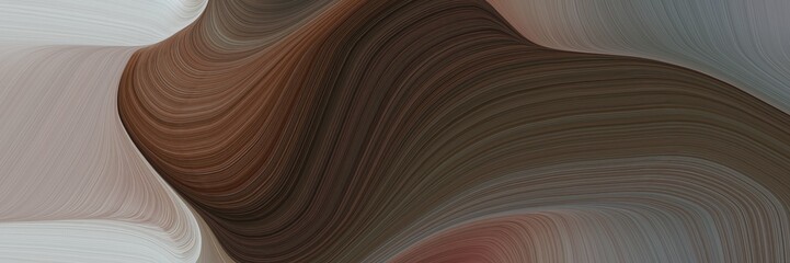 Aufkleber - creative colorful curves banner design with old mauve, ash gray and rosy brown colors. can be used as header or banner