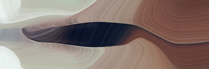 Poster - abstract colorful curves backdrop with gray gray, very dark blue and old mauve colors. can be used as header or banner