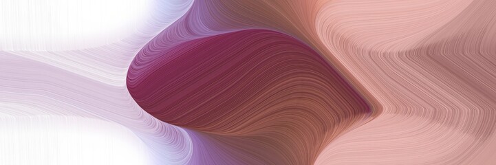 Aufkleber - futuristic colorful waves design with pastel gray, silver and old mauve colors. can be used as poster, card or background graphic
