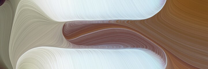 Aufkleber - creative colorful curves background with pastel gray, light gray and brown colors. can be used as poster, card or background graphic