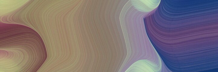 Aufkleber - dynamic decorative curves design with gray gray, dark slate blue and old mauve colors. can be used as poster, card or background graphic