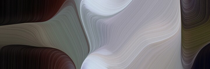 Aufkleber - art decorative curves graphic with dark slate gray, very dark blue and silver colors. can be used as header or banner