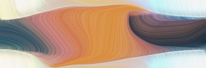 Poster - futuristic colorful curves backdrop with rosy brown, dark slate gray and peru colors. can be used as poster, card or background graphic