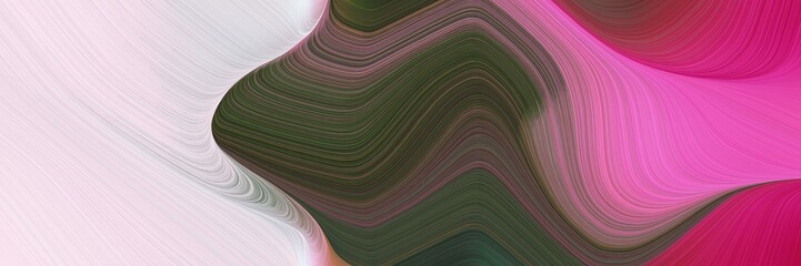 Aufkleber - beautiful colorful curves header design with dark slate gray, moderate pink and misty rose colors. can be used as poster, card or background graphic