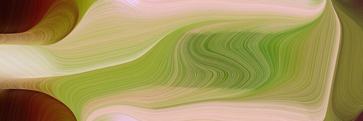 Poster - modern decorative curves design with peru, pastel brown and baby pink colors. can be used as poster, card or background graphic