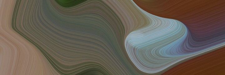 Poster - modern decorative curves style with old mauve, light slate gray and gray gray colors. can be used as header or banner
