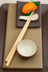 Wall Mural - set of sushi dinnerware