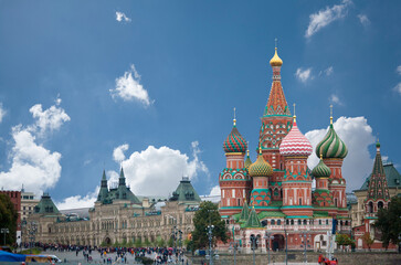 Saint Basil Cathedral in Moscow, Russia