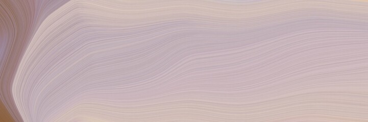 Poster - abstract flowing header with silver, pastel brown and gray gray colors. fluid curved lines with dynamic flowing waves and curves for poster or canvas