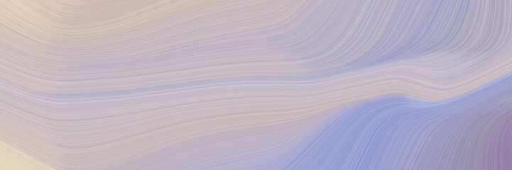 Aufkleber - abstract decorative banner design with silver, pastel purple and pastel gray colors. fluid curved lines with dynamic flowing waves and curves for poster or canvas
