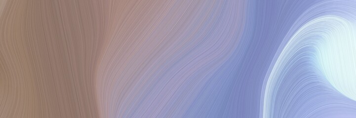 Aufkleber - abstract artistic header with dark gray, gray gray and lavender colors. fluid curved lines with dynamic flowing waves and curves for poster or canvas