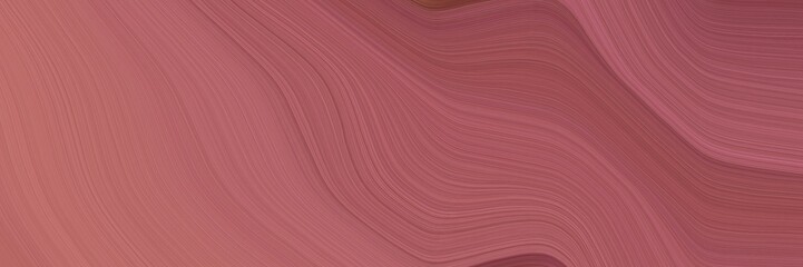 Poster - abstract artistic banner design with moderate red, indian red and dark moderate pink colors. fluid curved lines with dynamic flowing waves and curves for poster or canvas
