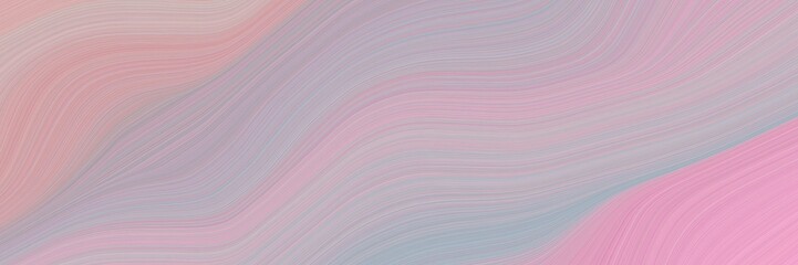 Poster - abstract moving header with pastel purple, pastel magenta and dark gray colors. fluid curved lines with dynamic flowing waves and curves for poster or canvas