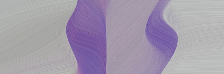 Poster - abstract moving header with dark gray, antique fuchsia and light slate gray colors. fluid curved lines with dynamic flowing waves and curves for poster or canvas