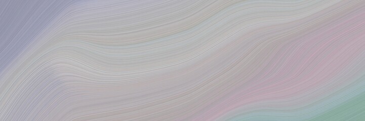 Aufkleber - abstract flowing banner design with dark gray, light slate gray and pastel gray colors. fluid curved flowing waves and curves for poster or canvas