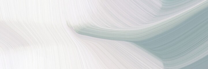 Leinwandbilder - abstract moving designed horizontal banner with lavender, dark gray and ash gray colors. fluid curved lines with dynamic flowing waves and curves for poster or canvas