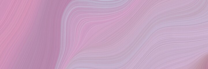 Poster - abstract surreal header design with pastel violet, rosy brown and plum colors. fluid curved lines with dynamic flowing waves and curves for poster or canvas