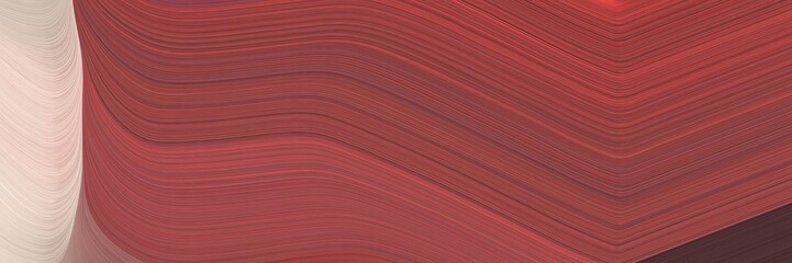 Poster - abstract dynamic header with sienna, baby pink and old mauve colors. fluid curved lines with dynamic flowing waves and curves for poster or canvas