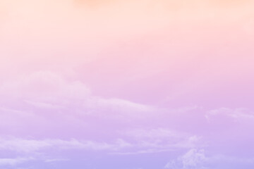 Wall Mural - cloud background with a pastel colour