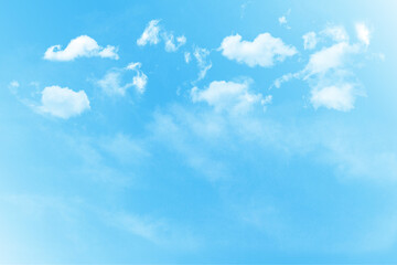 Wall Mural - Blue sky and  white cloudy