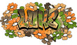 Luke Graffiti Text Logotype Design