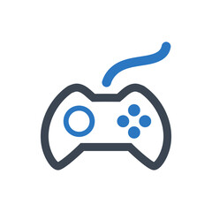 Game Development Icon. game pad, video game, joystick (vector illustration)