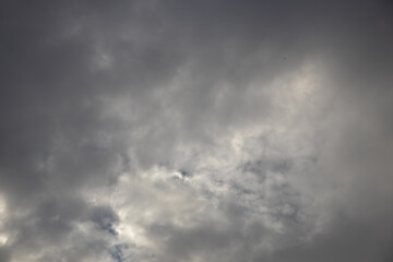Poster - overcast sky . clouds before the rain