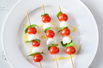 Canvas Print - Caprese Salad skewers