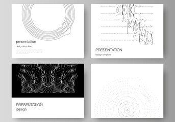 Poster - the minimalistic abstract vector illustration layout of the presentation slides design business temp