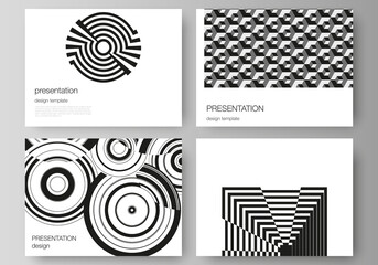Poster - the minimalistic abstract vector illustration layout of the presentation slides design business temp