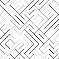 Wall Mural - Maze pattern texture for wallpaper / background