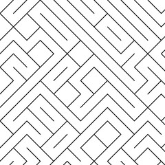 Wall Mural - Abstract maze illustration background wallpaper