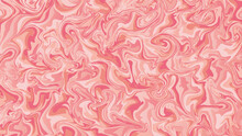 An Abstract Marble, Paint Swirl Effect In A Coral Pink Colour Scheme. Vector Illustration, For Background/texture/wallpaper.