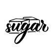 © ANGELINA - Food pantry custom label sugar. Container sticker. Vector