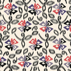 Poster - Abstract flower seamless pattern background
