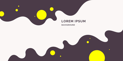 Poster - poster with dynamic waves. vector illustration in minimal style. abstract background.