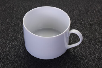 Empty ceramic cup