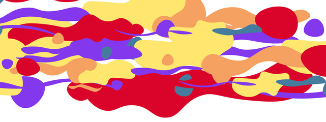 Trendy liquid style shapes abstract design, dynamic vector background for placards, brochures, posters, web landing pages, covers or banners