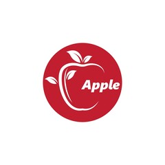 Poster - Apple logo icon vector illustration design