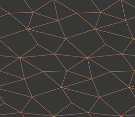 Wall Mural - Continuous White Vector Rhombus Deco Texture. Repetitive Fabric Graphic Hexagon Design Pattern. Seamless Ornament Triangular Tile 