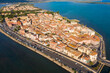 © Massimo - Aerial viewof the seaside town of Orbetello on the tuscan coast in the maremma eastern lagoon