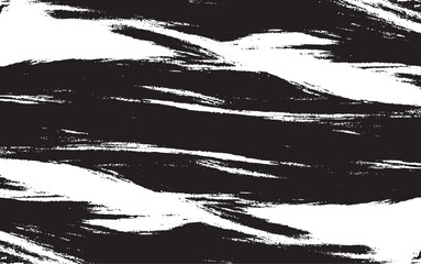 Wall Mural - Vector brush sroke texture. Distressed uneven grunge background. Abstract distressed vector illustration. Overlay over any design to create interesting effect and depth. Black isolated on white. EPS10