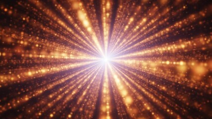 Wall Mural - Abstract background. Elegant, detailed, and delightful bokeh and particles visuals with shallow depth of field. 3D 4K loop animation