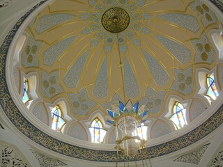 interior of the hagia sophia in istanbul turkey