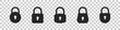 Lock Icons. Vector lock icons on transparent background. Lock Unlock. Vector illustration