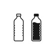 © Kusdarti - Water plastic bottle icon vector illustration