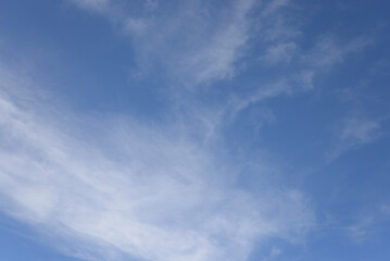 Wall Mural - Blue sky and clouds.