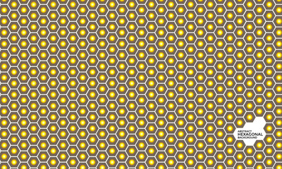 Poster - abstract hexagonal honeycomb background. Modern, minimalist, suitable for wallpapers, banners, backgrounds, cards, book illustrations, landing pages, etc.