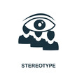 Stereotype icon. Simple element from business management collection. Creative Stereotype icon for web design, templates, infographics and more